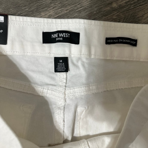 Nine West Jeans Heidi Pull On Crop size 14 - Picture 6 of 10